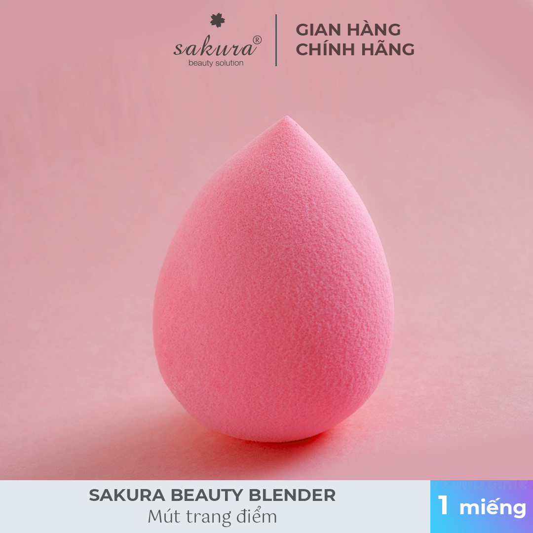 [[HB GIFT] [Hàng tặng không bán] Mút trang điểm Sakura Beauty