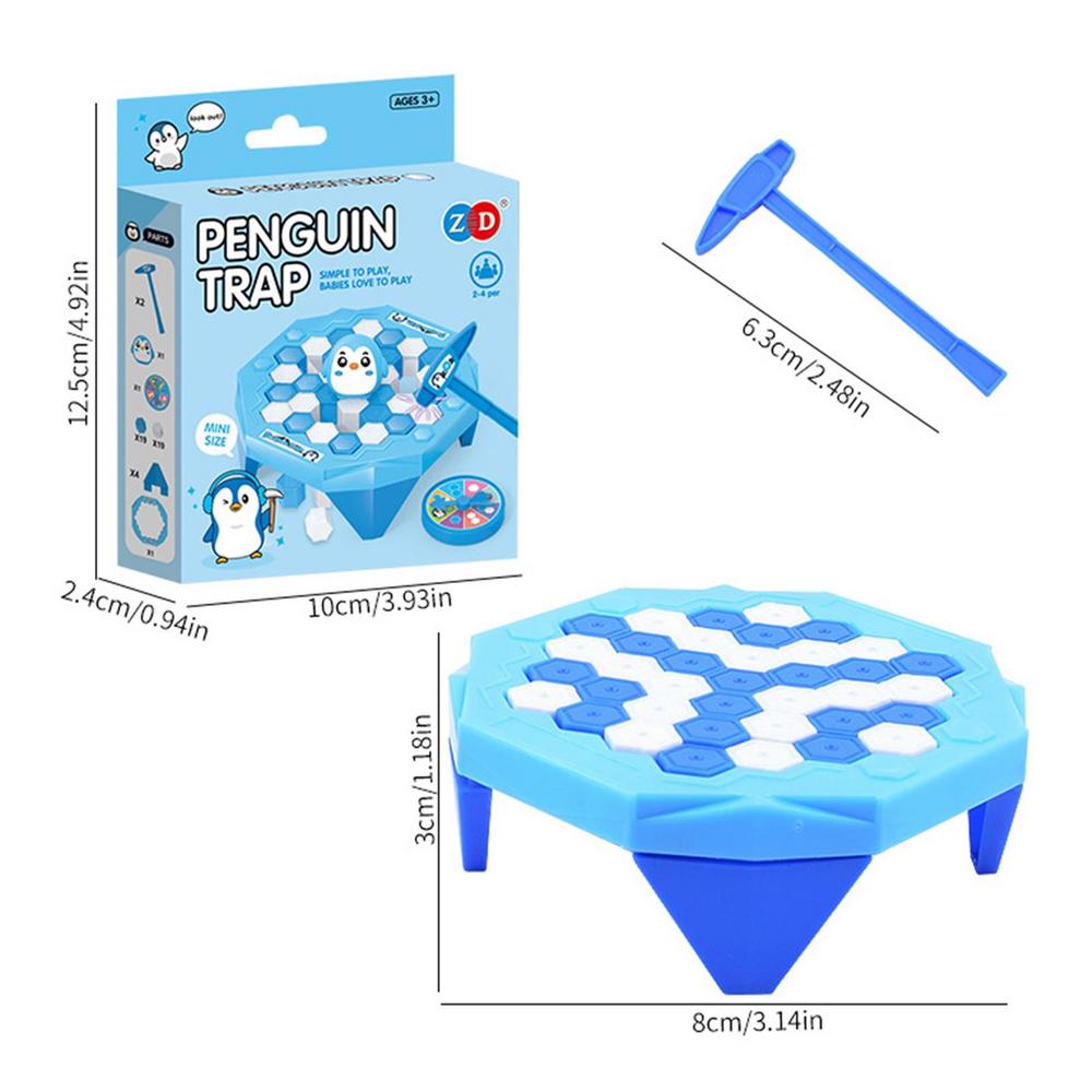 Mini chim cánh cụt gia đình ice phá đồ chơi tiết kiệm chim cánh cụt trò chơi cha mẹ con giải trí tương tác trong nhà hội đồng quản trị trò chơi đồ chơi cho
