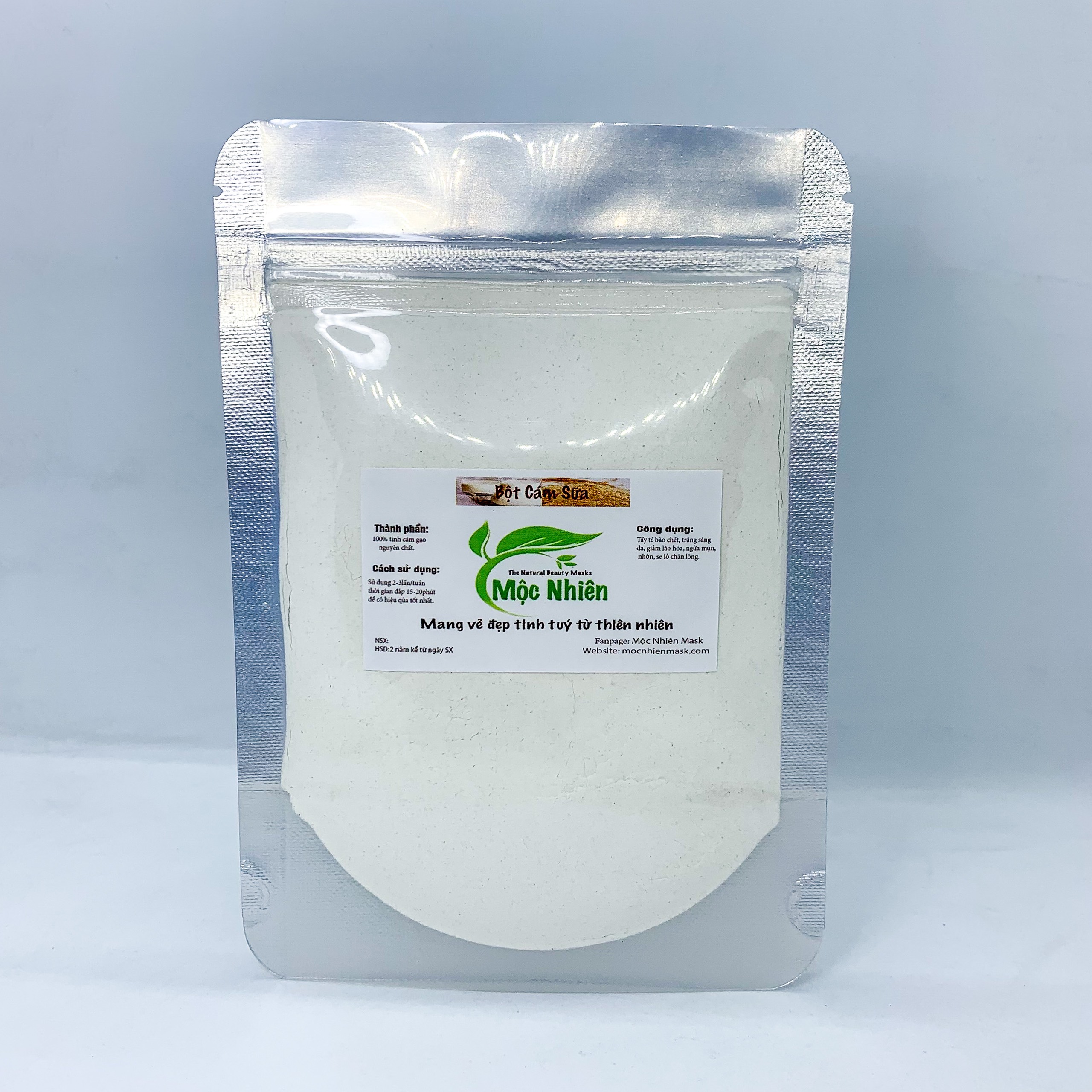 Bột Cám Gạo 100% Nguyên Chất Mộc Nhiên