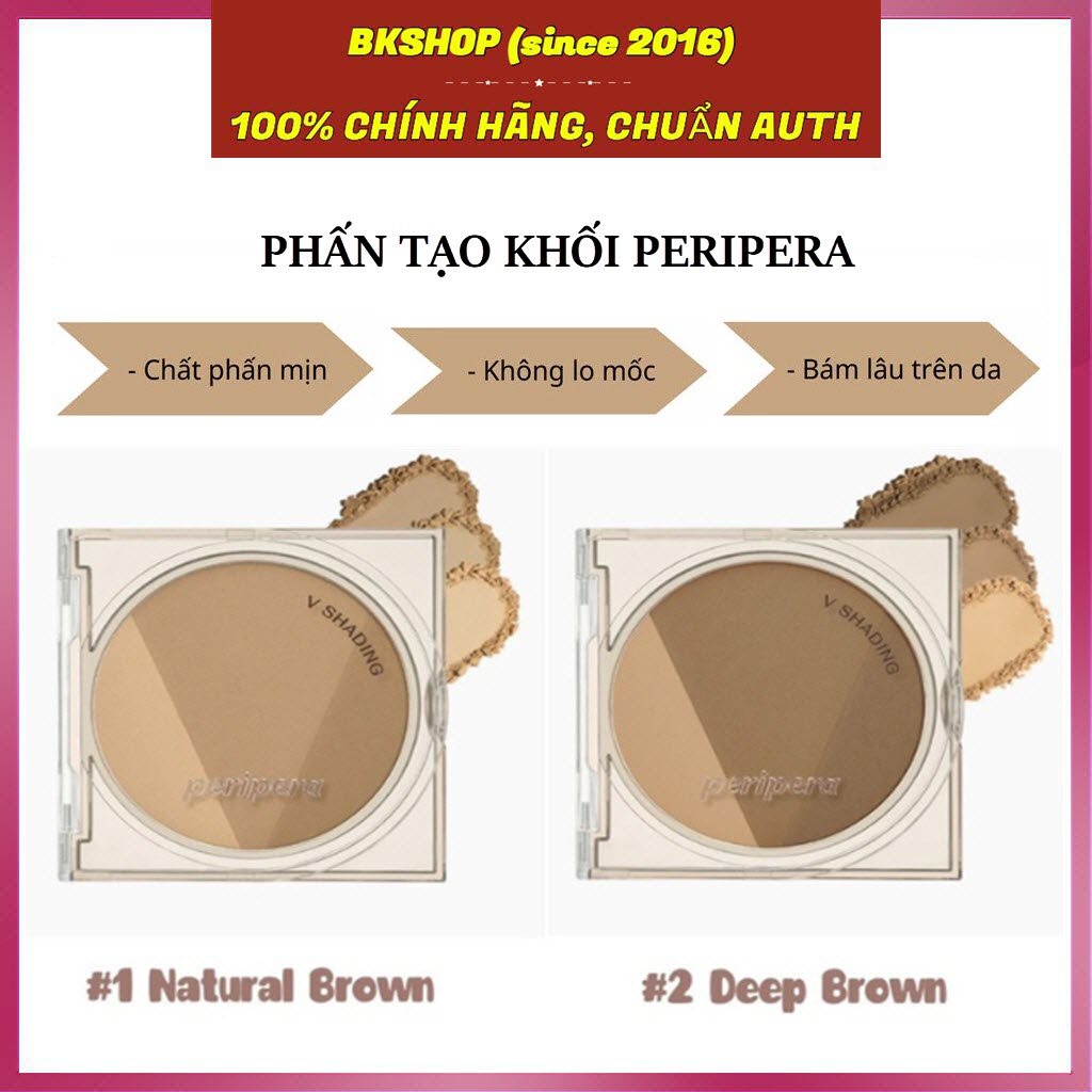 [Hàn Quốc] Phấn Tạo Khối 3 Màu Peripera Ink V-Shading