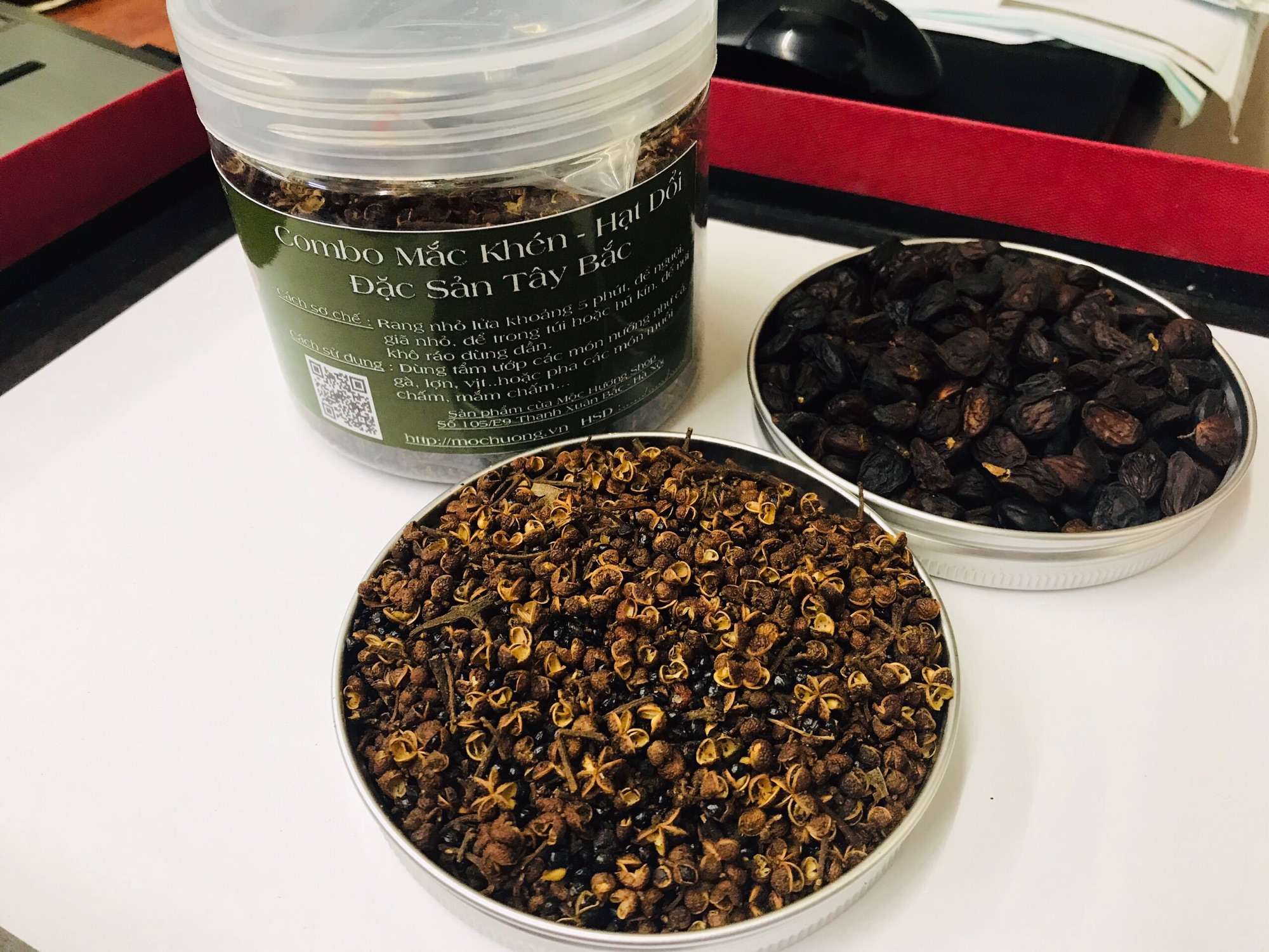 Combo 100g Mắc Khén + 50 Hạt Dổi