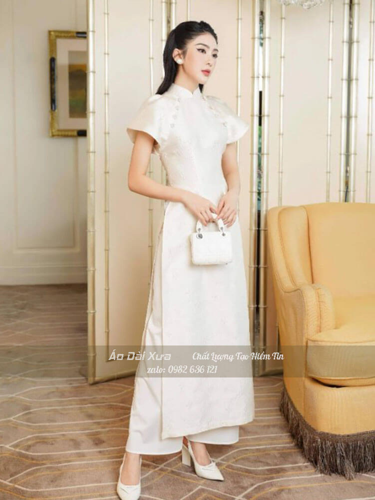 Áo Dài Cách Tân Nữ Tay Bồng ME02