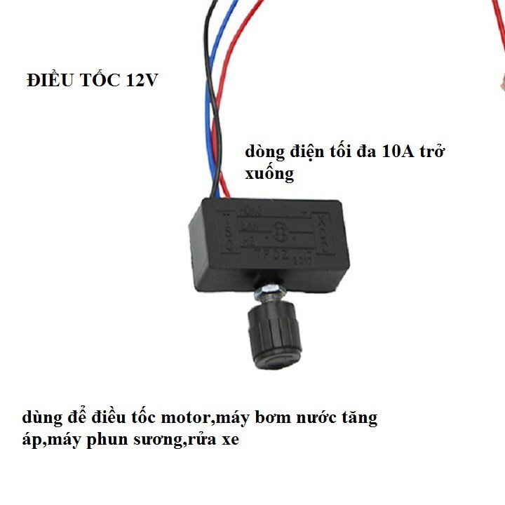 [HCM]Điều tốc chỉnh tốc độ motor 12v máy bơm mini 12v motor 775