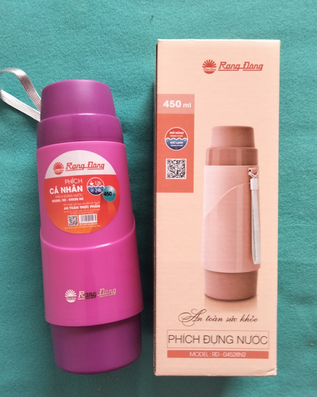 Phích giữ nhiệt Rạng Đông 0,45 l