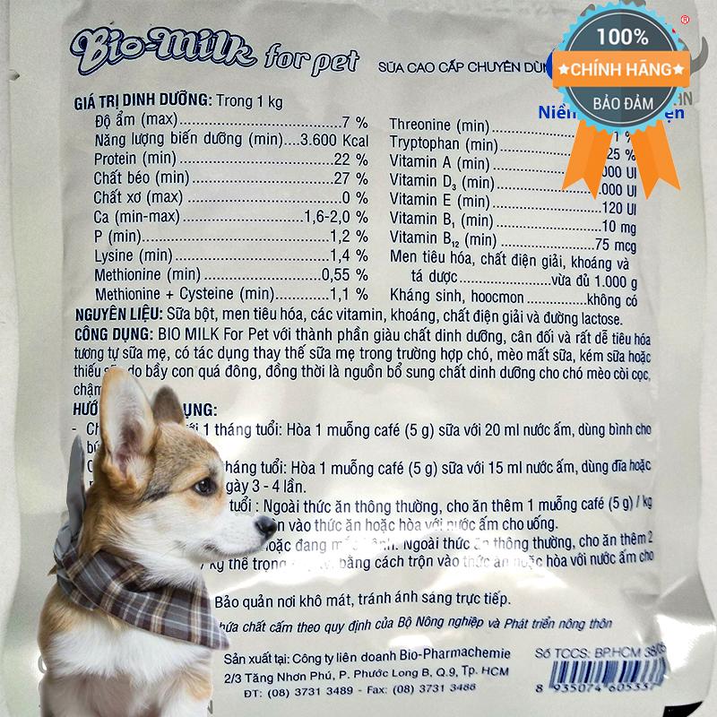 COMBO 5 BỊCH SỮA BIO MILK CHO CHÓ MÈO-79400