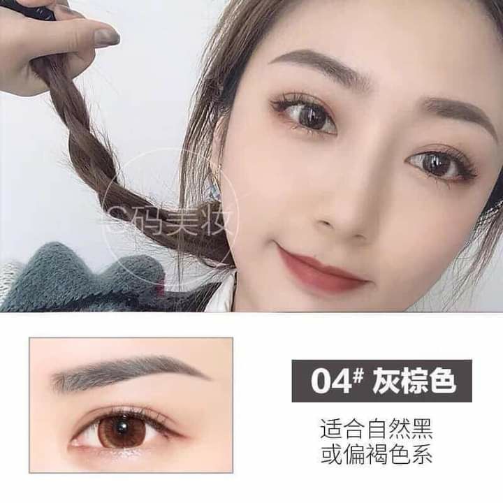 Chì Phẩy Kẻ Mày Sợi 4d - Bút chì kẻ lông mày phẩy sợi 4D MKING PRETTY Chống Nước - Lâu Trôi
