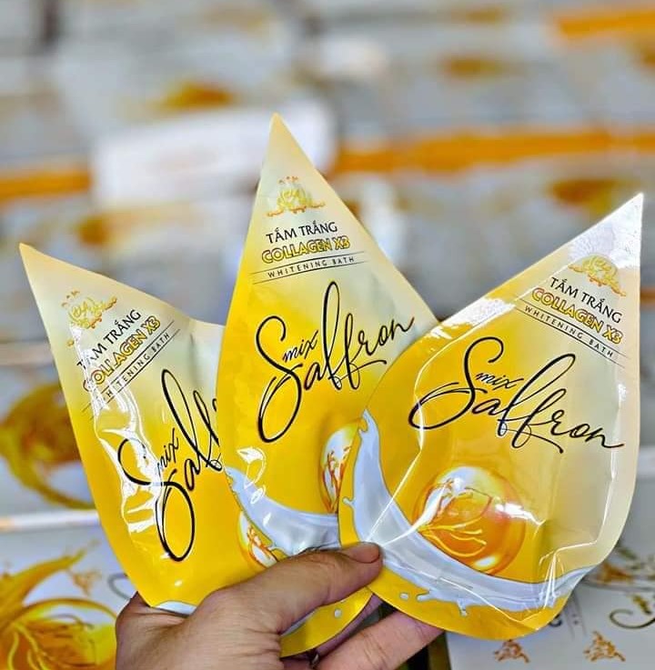 [ CAM KẾT CHÍNH HÃNG] TẮM TRẮNG SAFFRON COLLAGEN X3