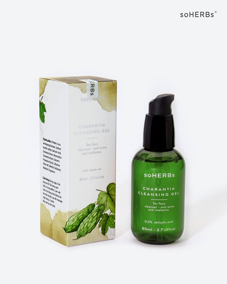 Sữa Rửa Mặt Soherbs sạch sâu giảm mụn 80ml