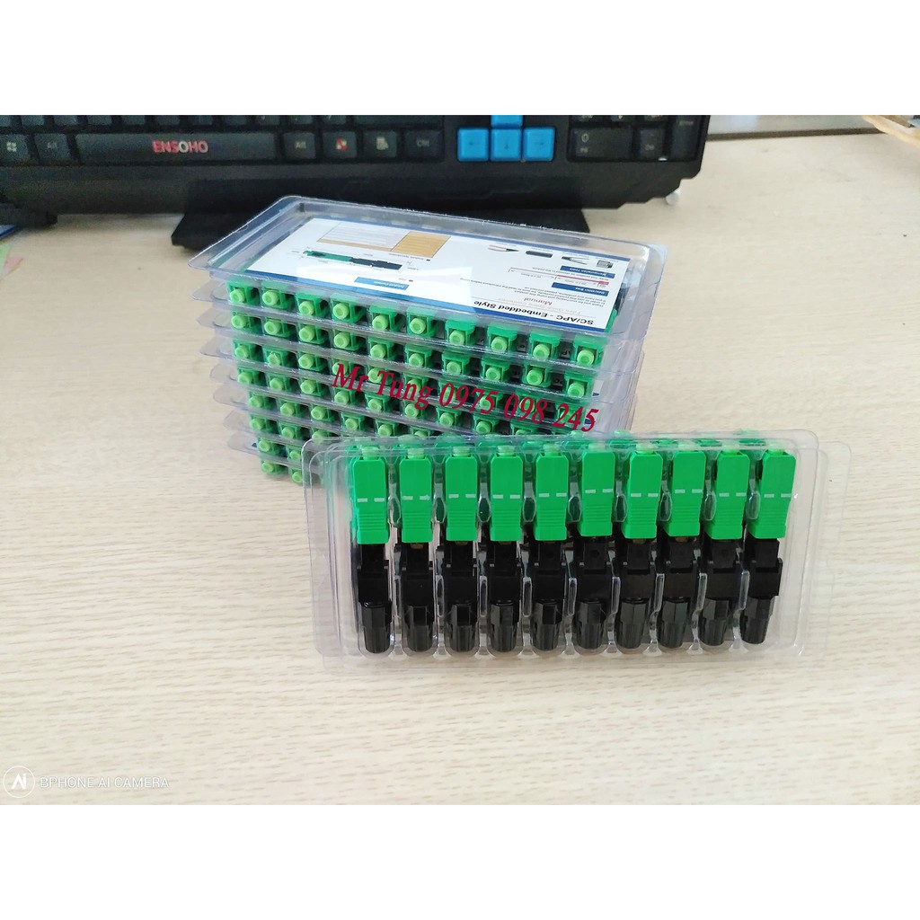 300 đầu nối nhanh Fastconnect SC/APC cáp quang FTTH Gpon