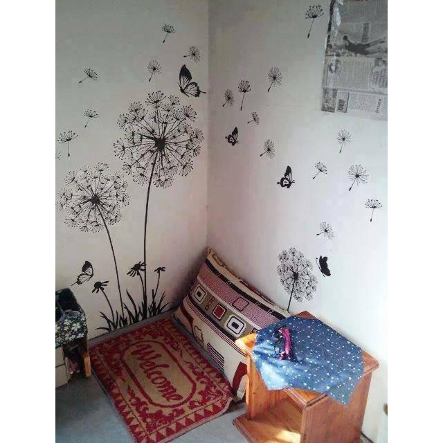 Decal dán tường bồ công anh 1 ( 1m6*1m3)