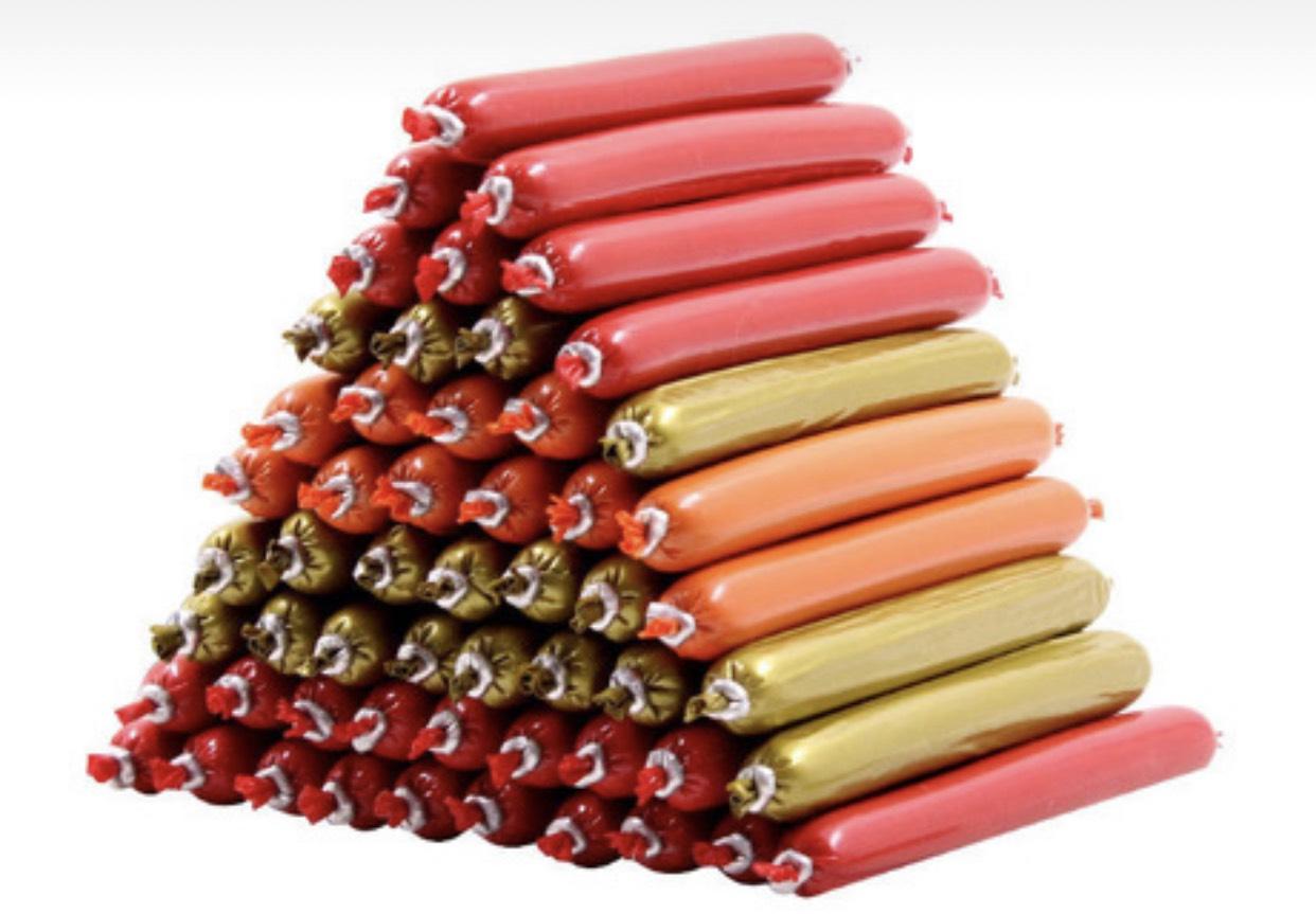 [HCM][SIÊU RẺ] Xúc xích bò / gà / vịt cho chó mèo thú cưng gói 30 cây