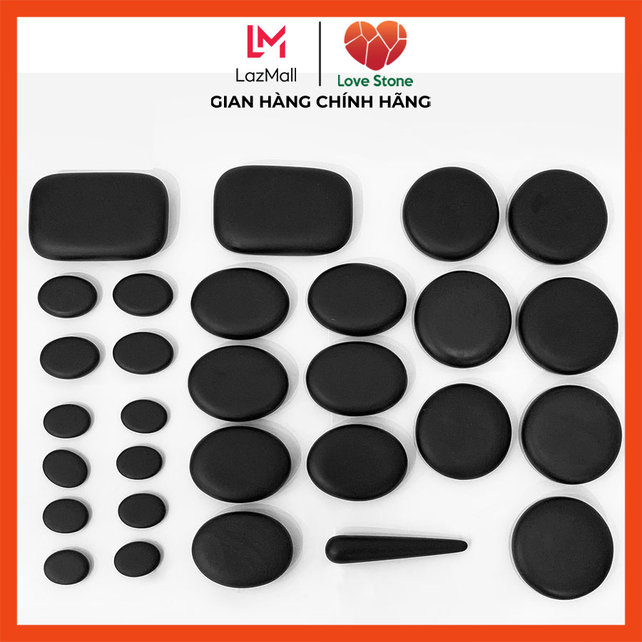Combo 2 Viên Đá Massage Nóng Hình Chữ Nhật