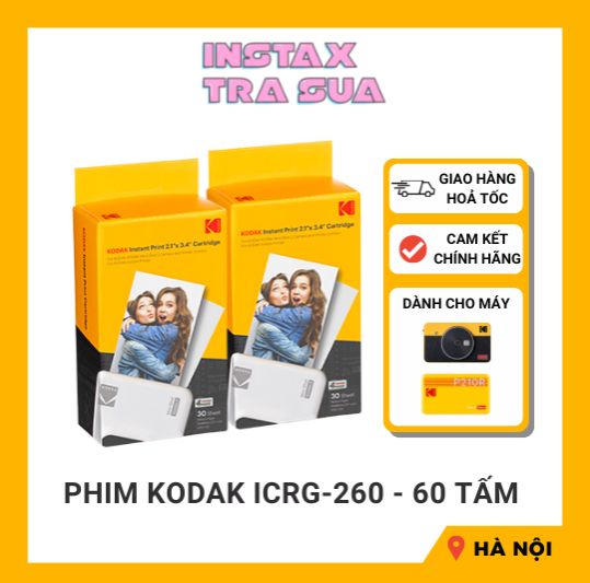 Giấy Ảnh Kodak ICRG - 230 - Hộp 30 Tấm Dành Cho Mini 2 Mini Shot 2 C210R