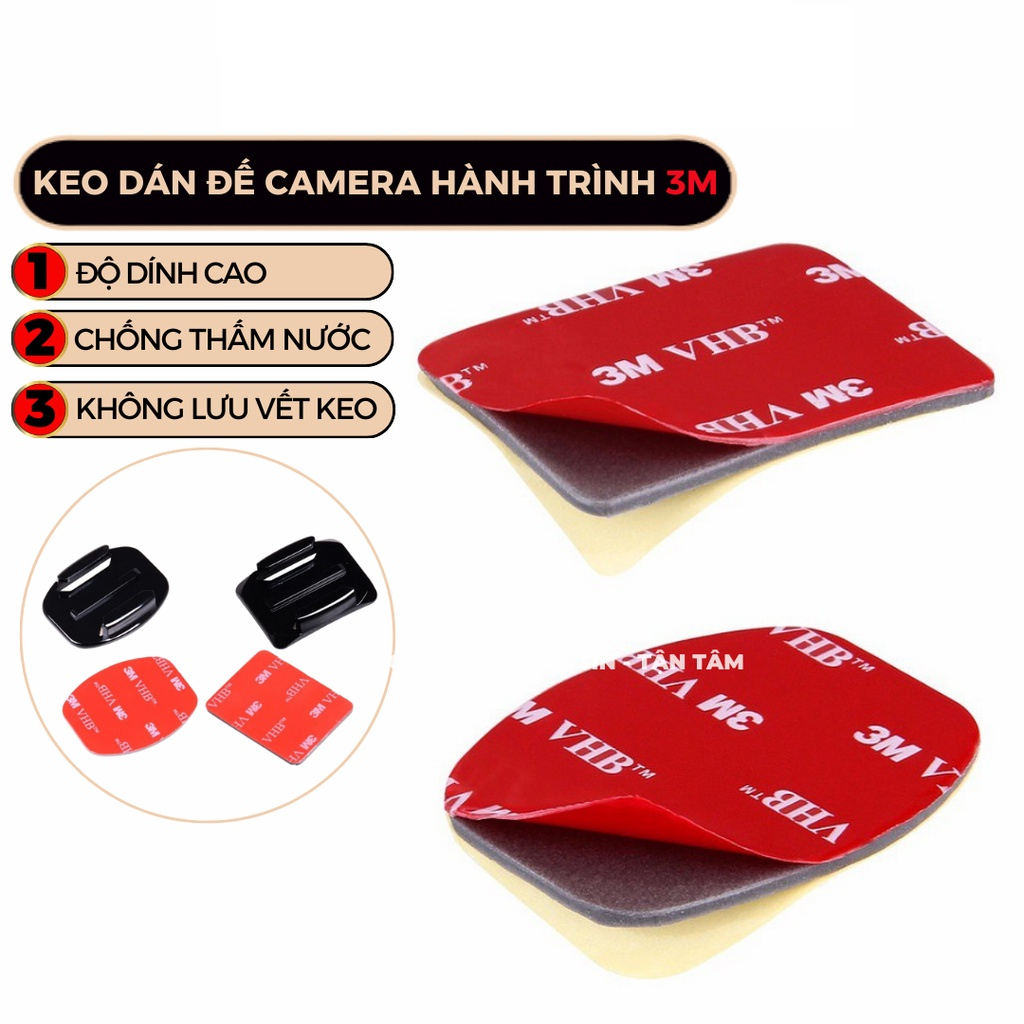 Keo 3M Keo 2 Mặt Siêu Dính Dán Đế Camera Hành Trình.
