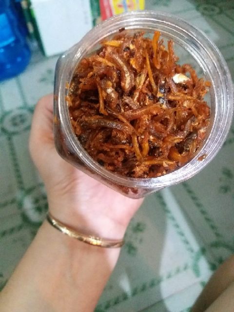Cá cơm sữa rim đặc sản phan rang