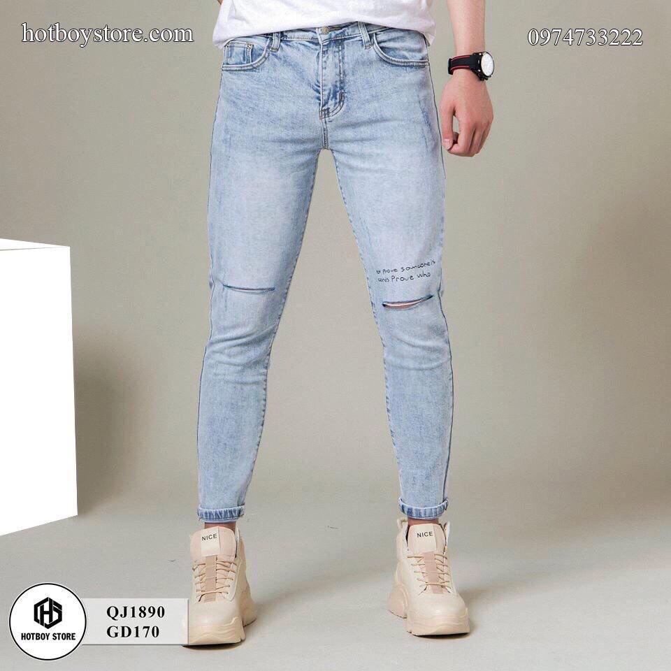 Quần jean nam co giãn mẫu mới thời trang cao cấp sevenshop89 kg01