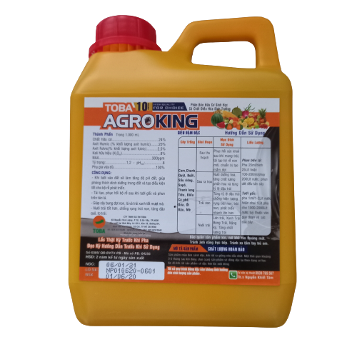 Phân bón hữu cơ sinh học AGROKING (can 1 lít)