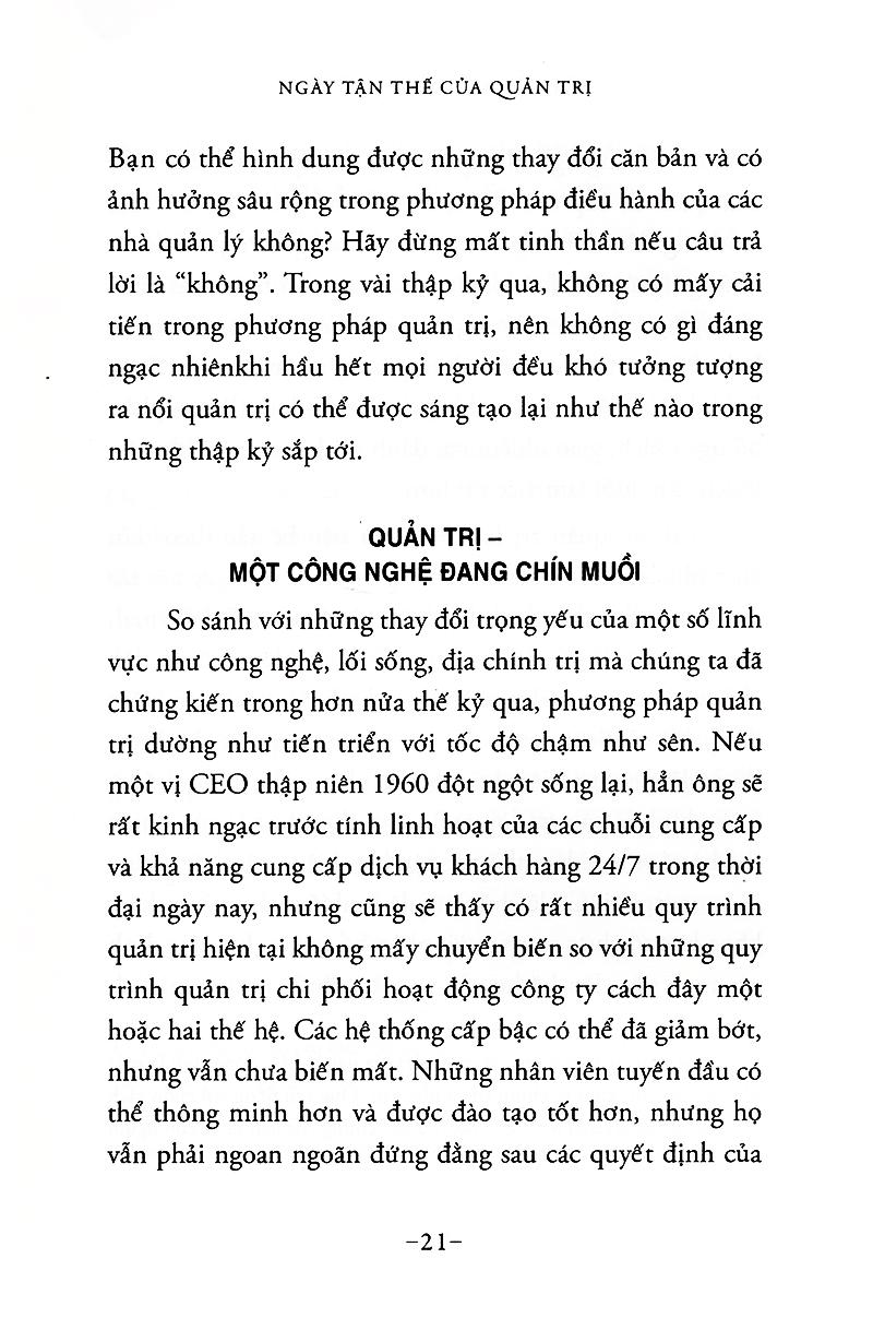 Tương lai của quản trị