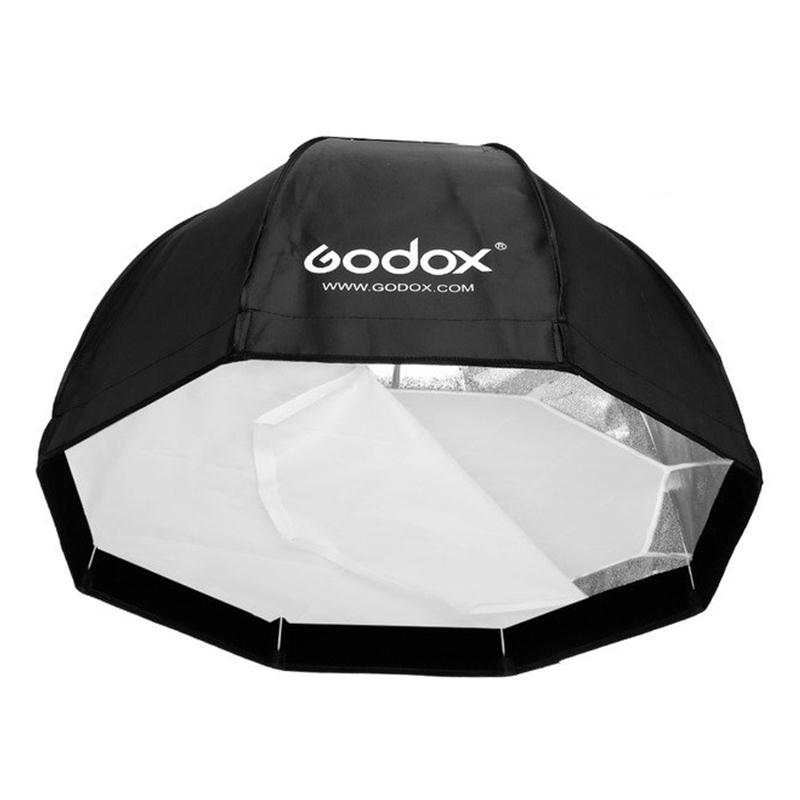 Softbox dù Godox Bát giác 120 cm Thao Tác Nhanh (Không lưới Tổ Ong)