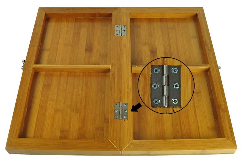 Bàn cờ tướng gỗ trúc gấp