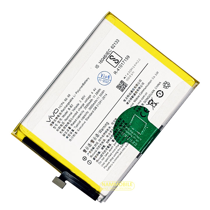 Freeship pin vivo y66 y67 v5s v5 b-b2 3000mah zin + tặng siu dán pin + tặng siu dán pin