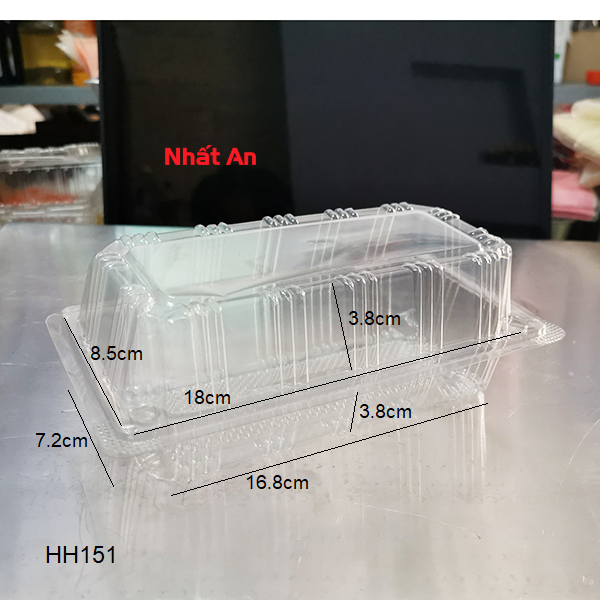 [HCM]HỘP NHỰA TRONG NẮP GẬP HH151 10 CÁI