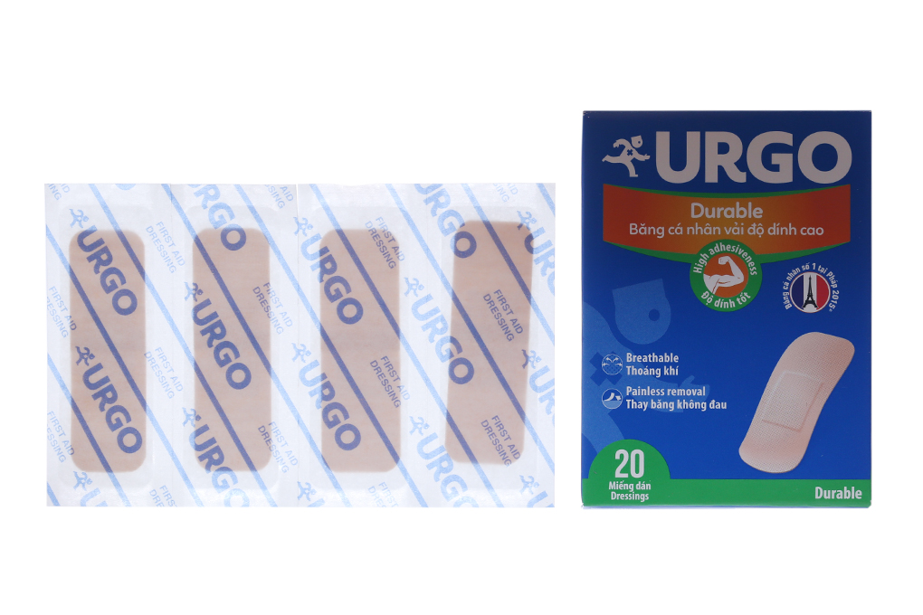 Băng Cá Nhân Urgo Durable 1 Hộp