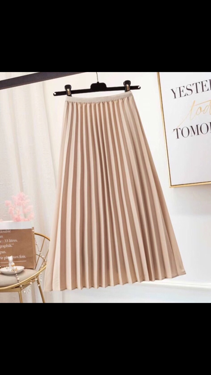 chân váy xếp ly thời trang