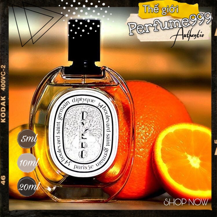 ✅[CHÍNH HÃNG] Nước hoa dùng thử Diptyque Oyedo EDT (Chiết 5ml/10ml/20ml)