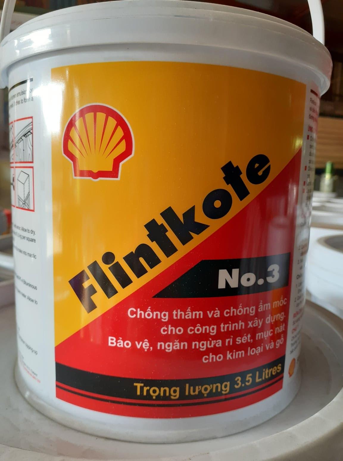 (Chính Hãng) Shell Flintkote No3 - 18kg -  Chống Thấm gốc bitun