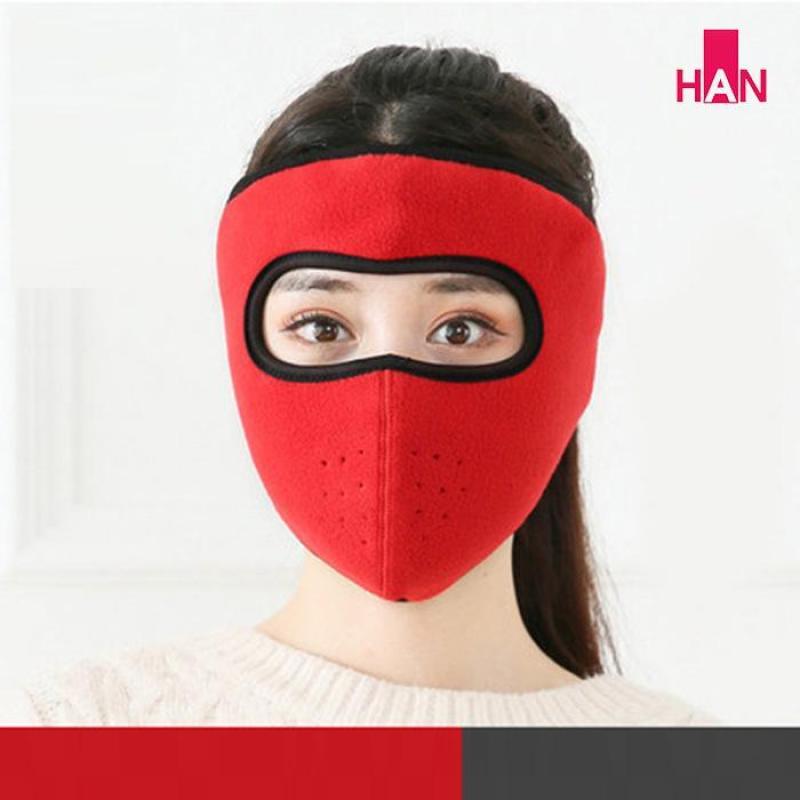 Giá bán Khẩu trang ninja vải lót nỉ che kín mặt trán chống nắng chống bụi nhiều màu thích hợp cho cả nam và nữ - Khau trang ninja lot ni che kin mat tran chong nang chong bui