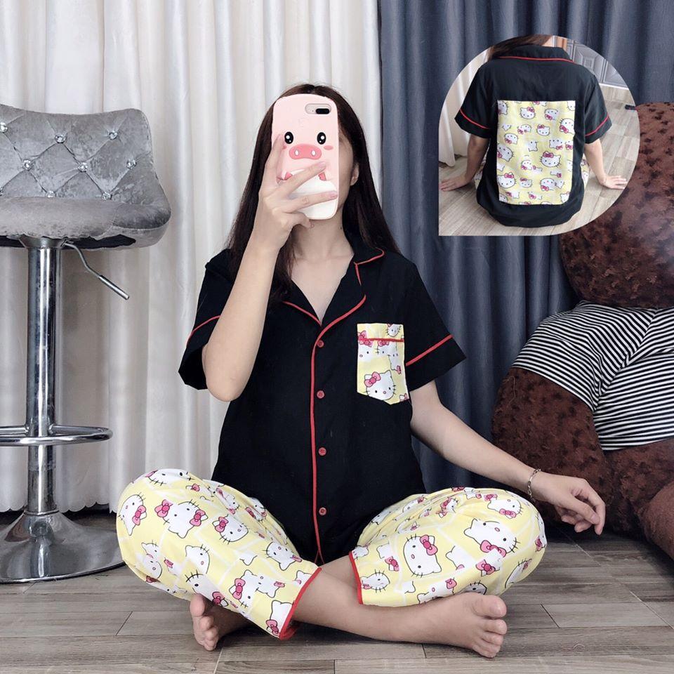 [HCM]Đồ Bộ Pijama Kate Thái loại 1 Túi Phối