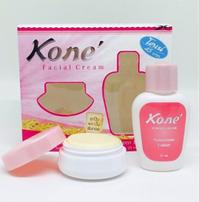 Kem mờ thâm nám Kone thái (combo như hình)
