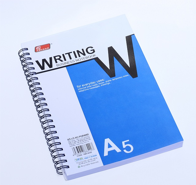 Sổ lò xo Pgrand Writing A5