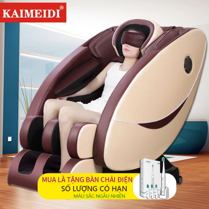 Ghế massage máy mát xa KAIMEIDI tự động đa chức năng loa Bluetooth nhạc 3D lập thể ghế mát xa kiểu phi thuyền chân không