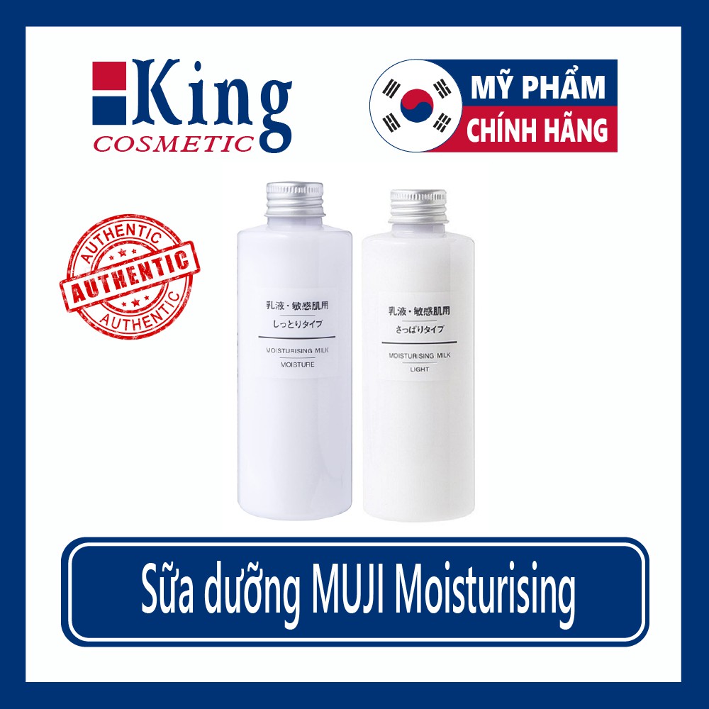 Sữa dưỡng MUJI Moisturising Milk 200ml ( light/ moisture )