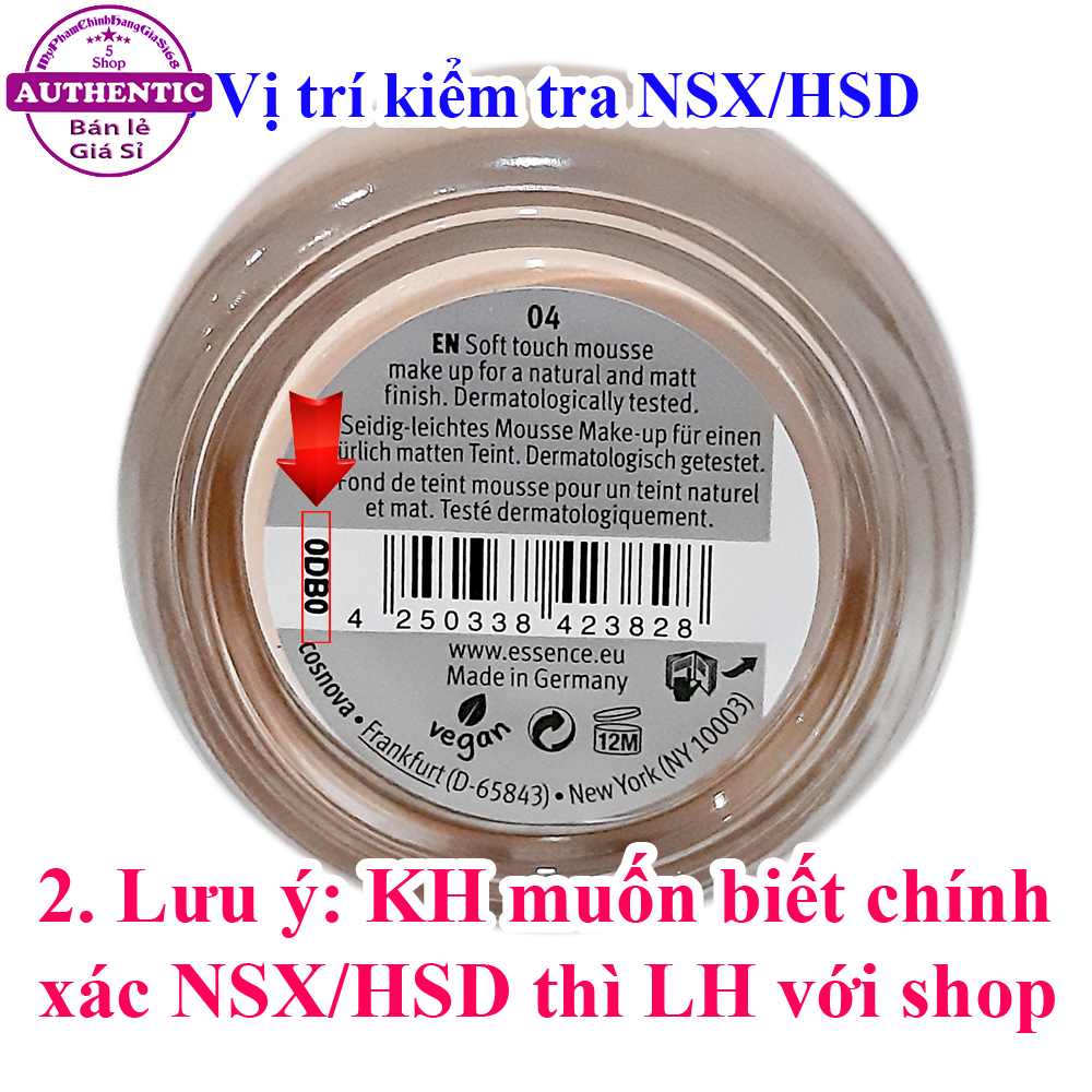 PHẤN TƯƠI ESSENCE MOUSSE MAKE UP - ĐỨC