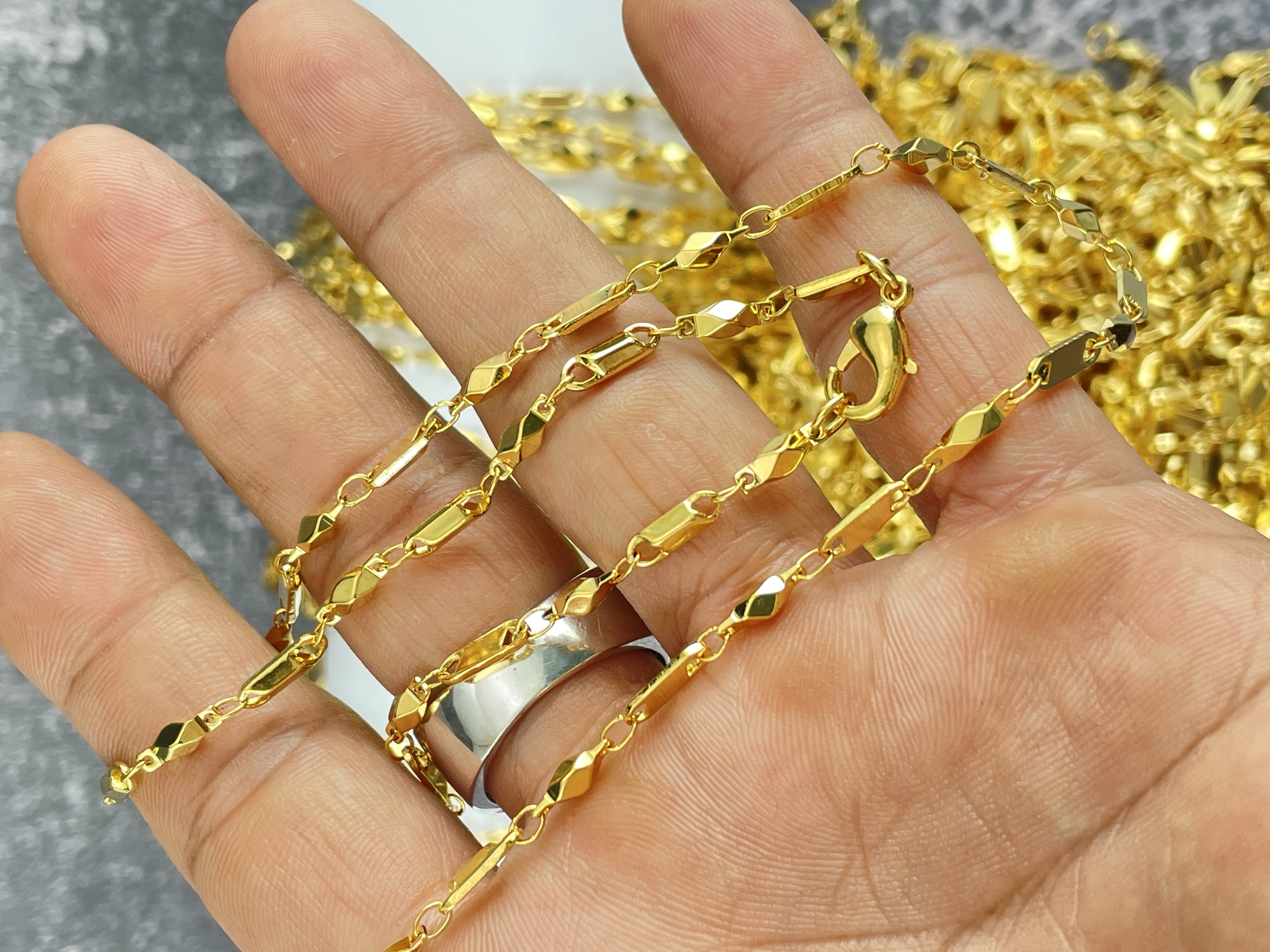 DÂY CHUYỀN NỮ MẠ VÀNG 24K CAO CẤP - DC056L75