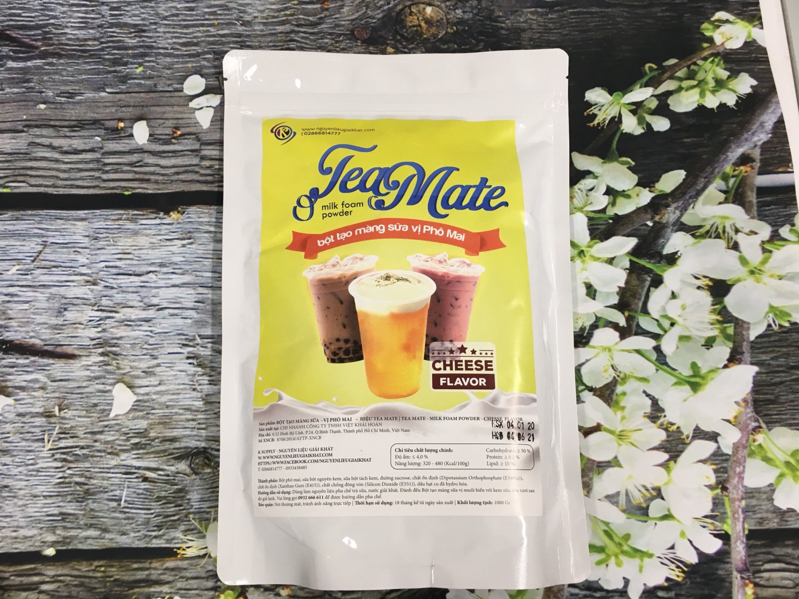 Bột tạo màng sữa vị phô mai 1kg ( milk foam)