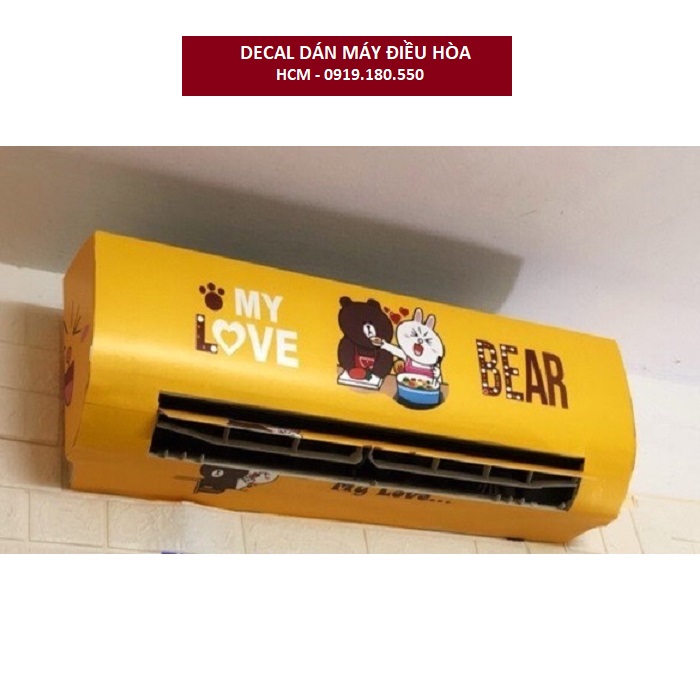 [HCM]DECAL DÁN MÁY LẠNH - Dán full kín 4 mặt - THUTHAODECOR