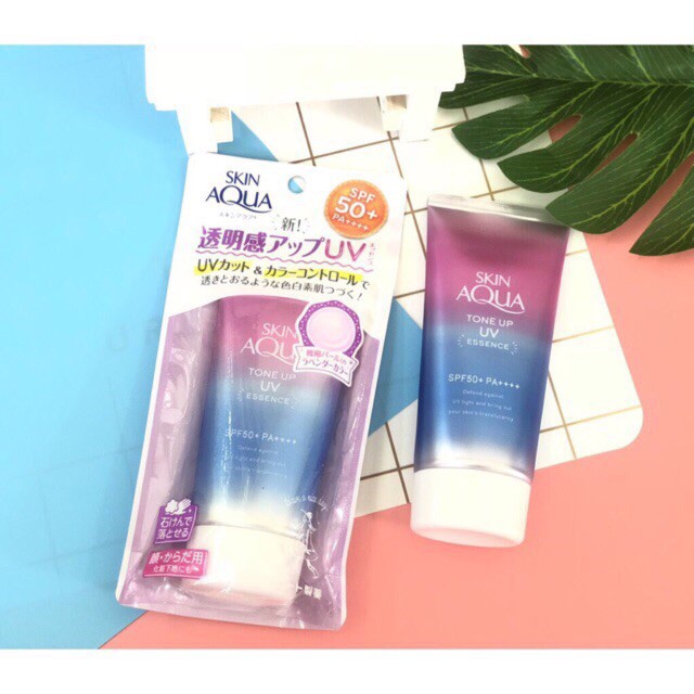 Bill) Kem Chống Nắng Skin Aqua Tone Up Uv Spf 50+ Pa++++ 80Gr Nội Địa Nhật