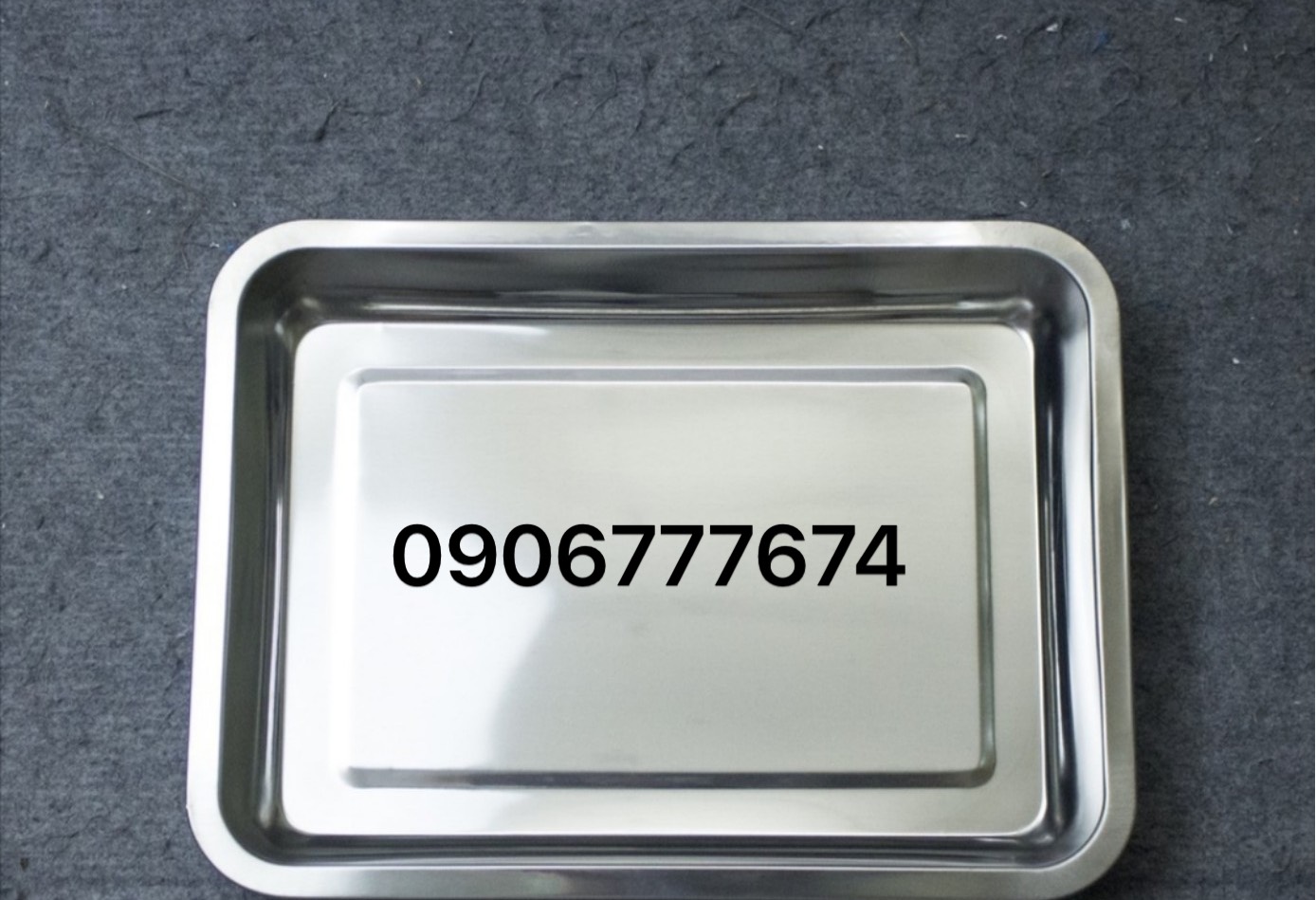 Khay Sâu Inox Dùng Bưng Bê / Đựng Thức Ăn