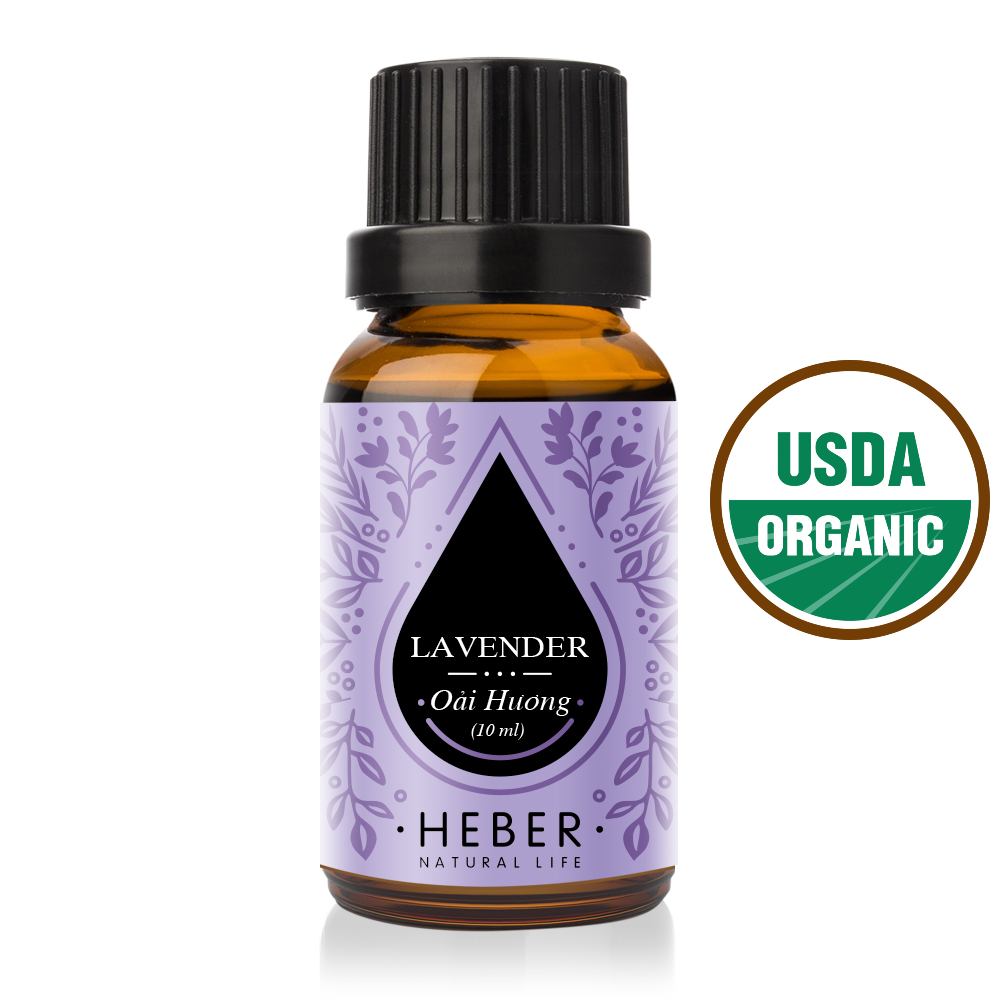 Heber Natural Life Lavender Essential Oil Organic USDA 100% Pure Natural