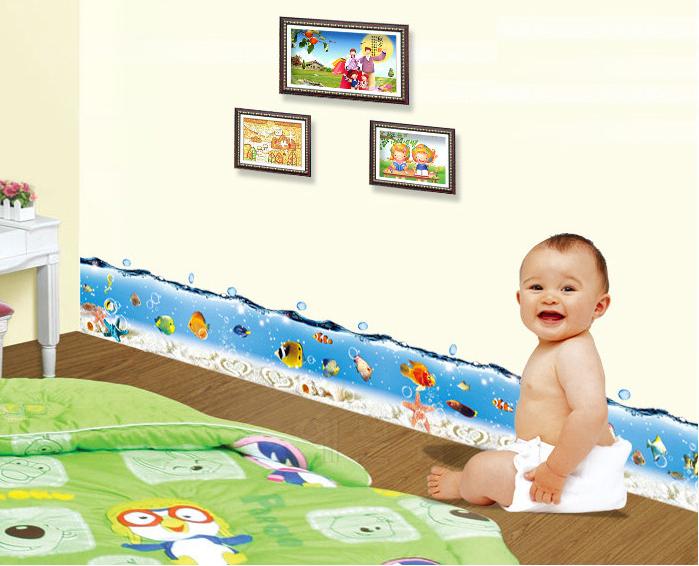 [HCM]Decal trang trí chân tường Đại Dương-K9