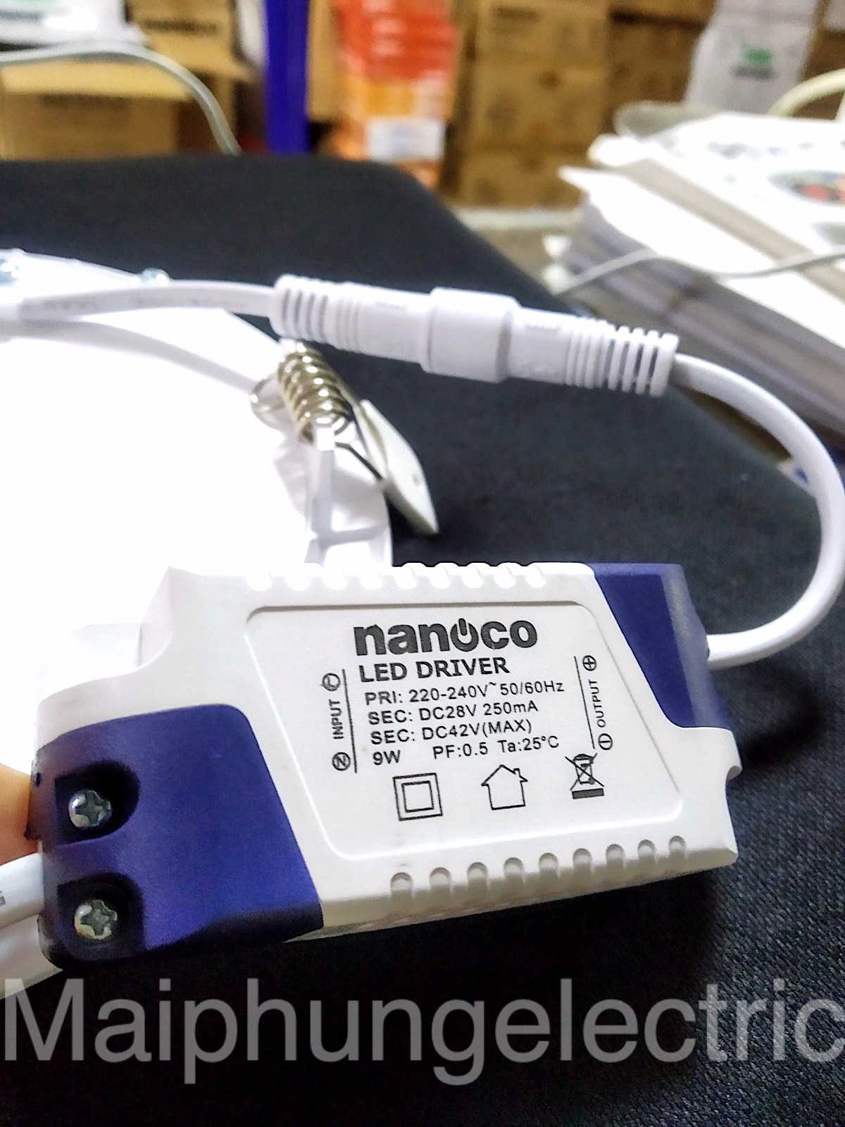 Đèn LED downlight âm trần siêu mỏng Nanoco 3 chế độ sáng 6W (NSD06C1)- 9W (NSD09C1)  Panasonic