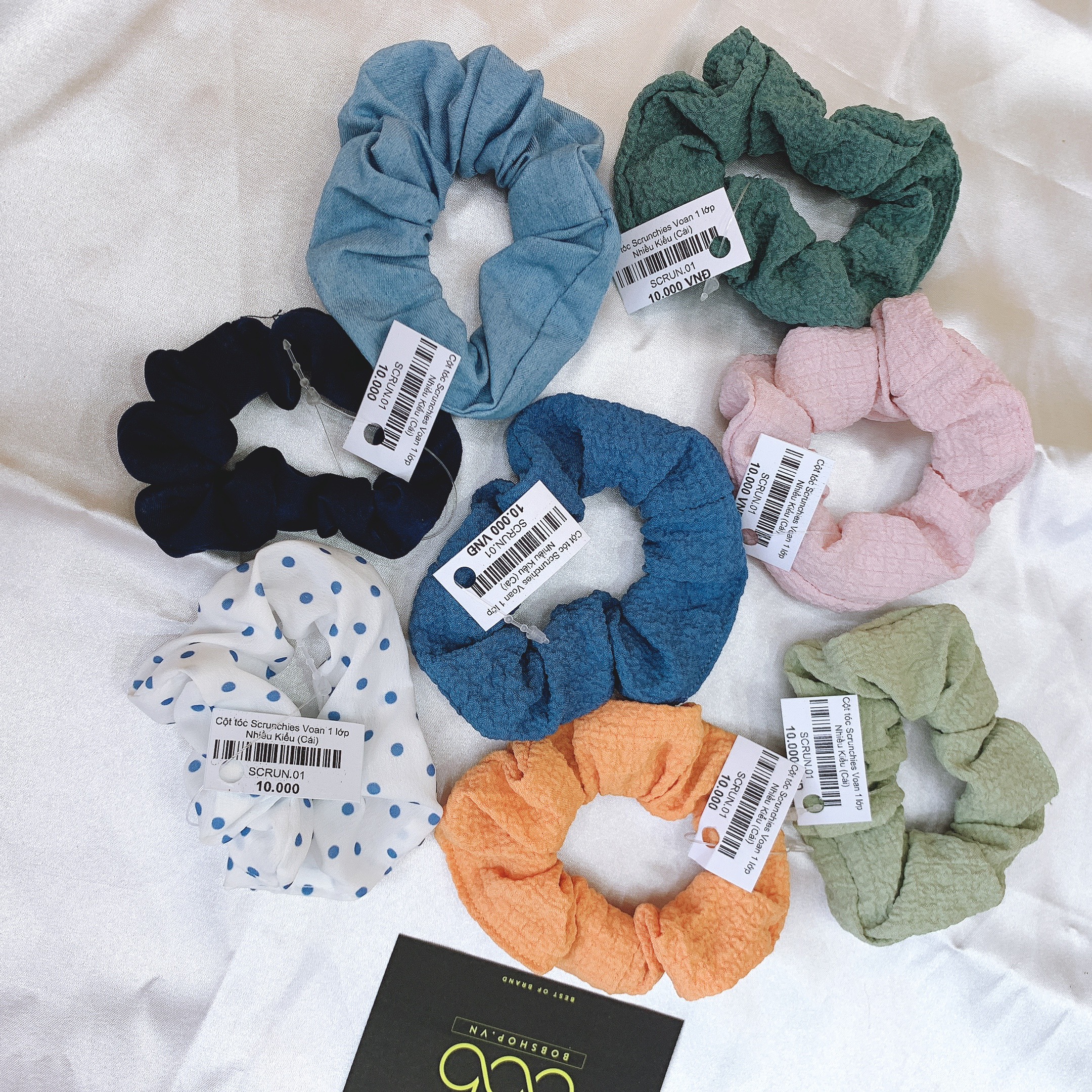 [HCM][NGẪU NHIÊN 10K] Dây buộc tóc cột tóc scrunchies ngẫu nhiên 10K