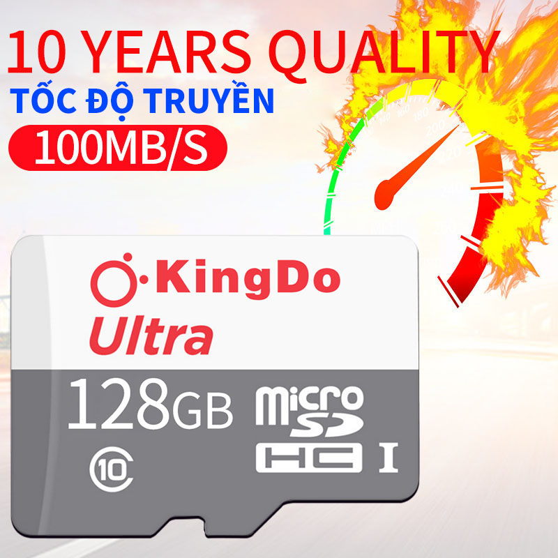 【Miễn phí Đồng hồ thạch anh】Thẻ Nhớ MicroSDXC  Ultra 128GB Class 10 100MB/s (Xám)