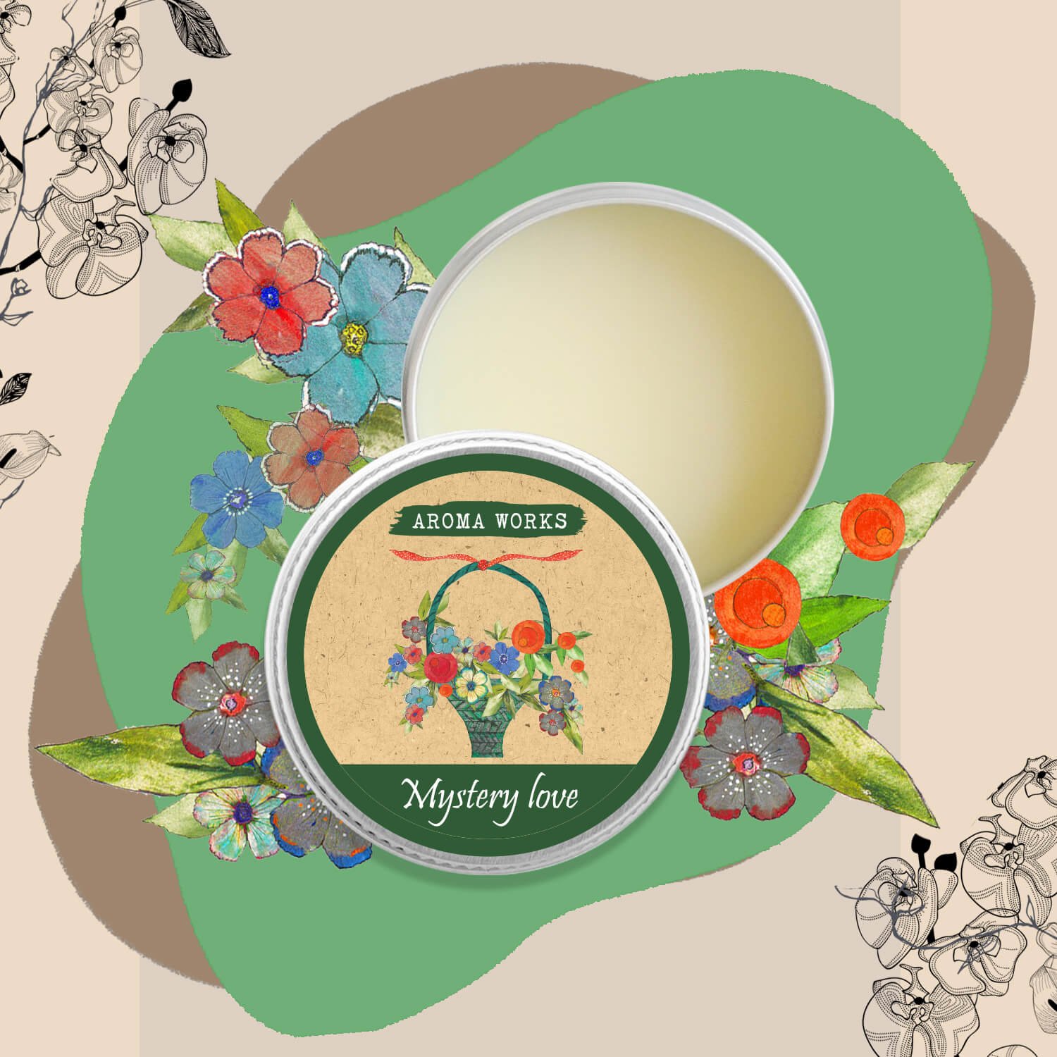Nước Hoa Khô Aroma Works Solid Perfume 15g - Mystery Love