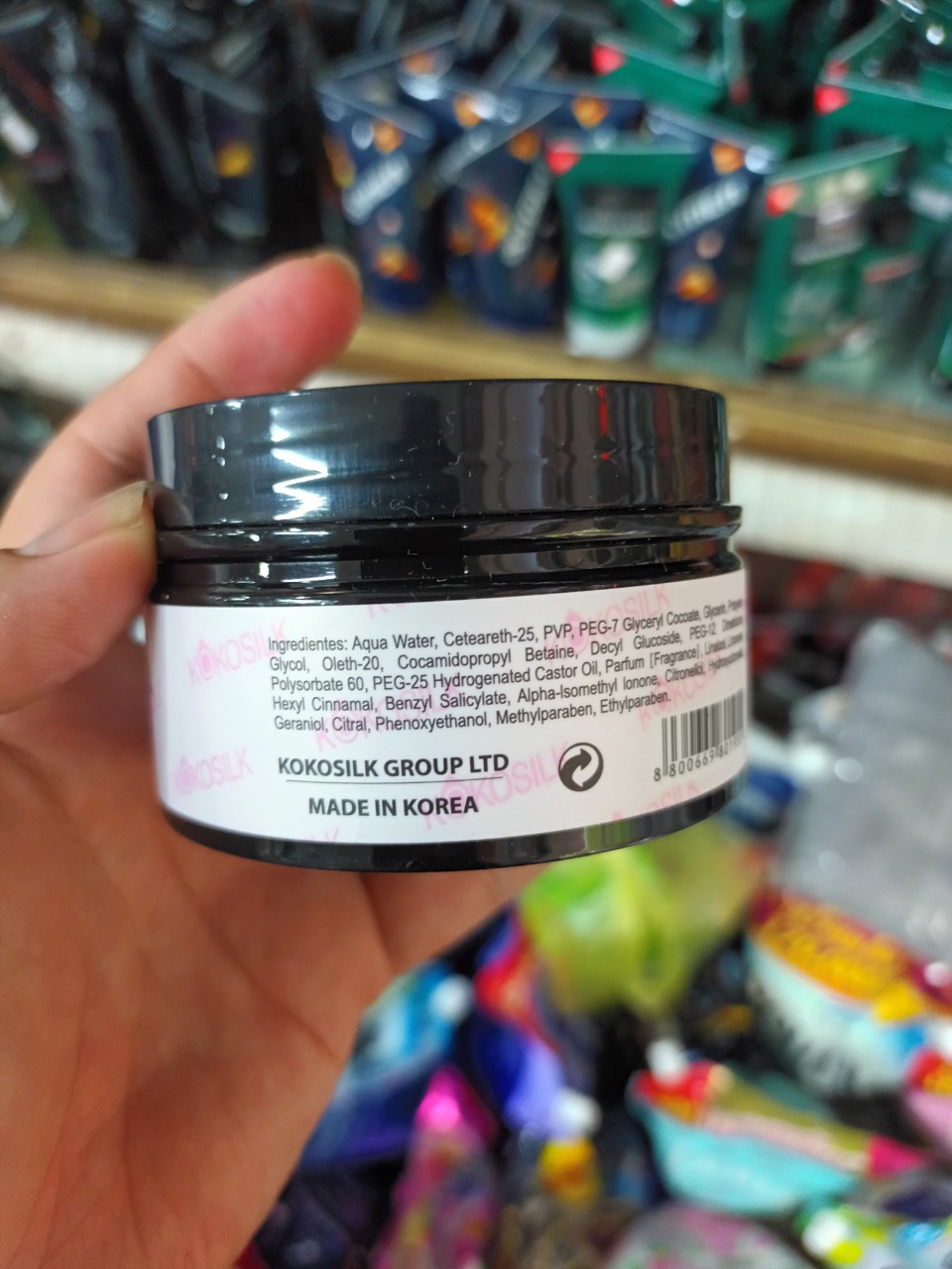 Wax Vuốt Tạo Kiểu Tóc Cứng Kokosilk Collagen