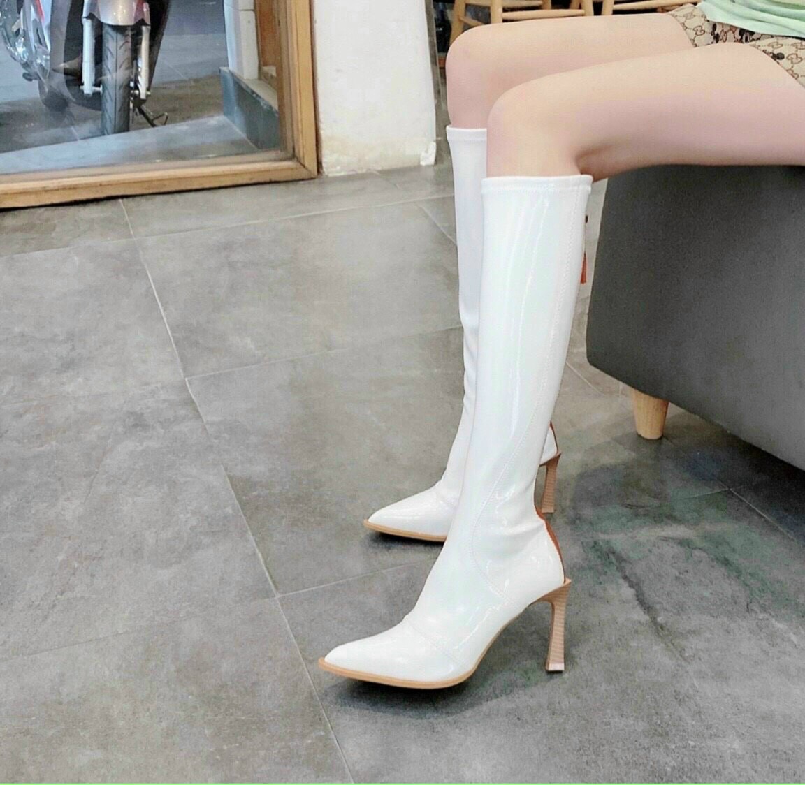 🎉 HOTTREN 2020 NEW FULL BOX🎉 BOOTS ĐÙI BÓNG GÓT NHỌN 9cm